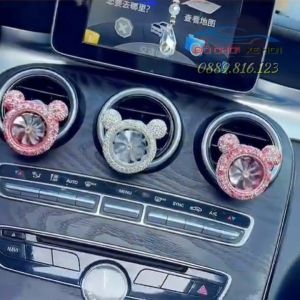 Quạt Cài Cửa Gió Điều Hoà Oto Nước Hoa Sáp Thơm Hình Gấu Siêu Xinh Giá 1 cái