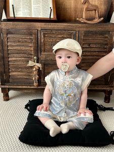 Chinese Style Summer Boys Outfit 2 Pieces