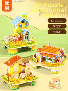 FANMIAO | Bộ Mô Hình Nhà 3D Giáo Dục Sáng Tạo
