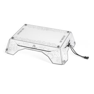 ถาดตั้งแคมป์แบบพับได้ น้ำหนักเบาเป็นพิเศษ โต๊ะพกพาสำหรับแบ็คแพ็คกิ้ง เฟอร์นิเจอร์อเนกประสงค์สำหรับกิจกรรมกลางแจ้ง ตกปลา ปิ้งย่าง ปิกนิก