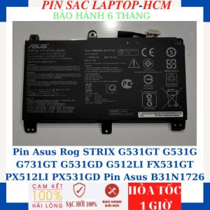 Pin laptop Asus Rog STRIX G531GT G531G G731GT G531GD G512LI FX531GT PX512LI PX531GD Pin Asus B31N1726 cáp ngang