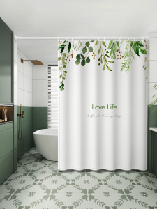 WEILAISHI | Mold-Resistant Easy-Install Water-Repellent Partition Shower Curtain