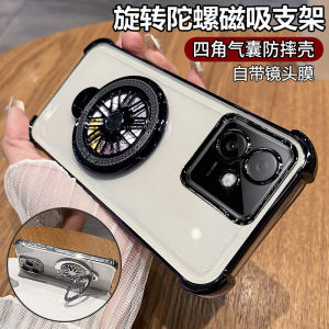 Huawei Honor X60GT Phone Case Transparent Silicone Protective Cover with Lens Film Full Wrap Airbag Anti-Fall Soft Shell for Men And Women