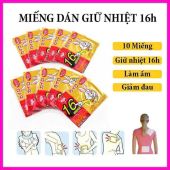 Gói 10 Miếng dán giữ nhiệt KAIRO NHẬT BẢN - GIỮ ẤM LÊN TỚI 16H Nữ