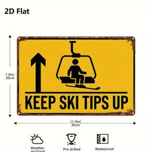 CIFbuy | 2D Vintage Metal Sign Sniper Warning Private Property Tin Plate Retro Wall Decor for Home Bar Garage Club Cafe