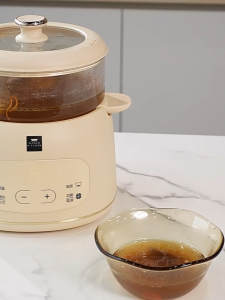 Corelle Brands Glass Electric Stew Pot Corning Complementary Food Pot BB Pot 2L Waterproof Stew Household Soup Pot Automatic Multifunction Congee Cooking Pot Locking Fresh