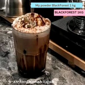 bubuk powder minuman rasa blackforest reguler - 1 kg
