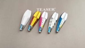 Mồi Câu Biển TEASER Moon Head Offshore Slow Pitch Jig 80g-150g Phát Sáng Dành Cho Cá Tuyết Cá Mú Đen Cá Mú Cá Hồng.
