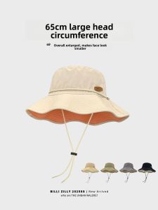BILLI ZILLY | Double-Sided Wearable Casual Fisherman Hat For Women Summer New Style Outdoor UV Protection Sunshade Cap Fashionable Travel Hat