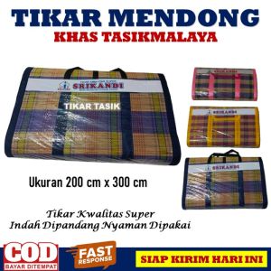 Tikar Lantai Lipat Besar Murah ukuran 200x300 cm Bahan Mendong Tradisional Khas Kerajinan Tasikmalaya Kualitas Premium Bagus Paling Laris