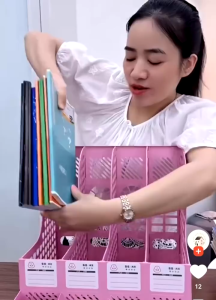 Giá đựng hồ sơ chịu lực cao Kệ để bàn Giá đựng đồ Chặn sách Dụng cụ sắp xếp tài liệu văn phòng cho học sinh Sinh viên Giải pháp sắp xếp bàn làm việc.