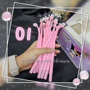 PULPEN ELASTIS KARAKTER KUROMI / PEN LENTUR VIRAL / PENA GOYANG 3D / SANRIO FLEXIBLE BALLPOINT / GKI6723