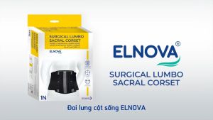 Đai Lưng Cột Sống - Đai cố định thắt lưng cột sống Elnova 1321 ( Màu đen) - LIKIMA