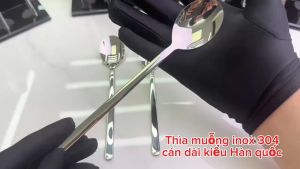 [HCM]Set 5 Thìa Inox  304 Hàn Quốc-5 Muỗng Inox Xịn Đẹp Hàng Nhập khẩu- Có 3 size Người lớn- Học sinh và Trẻ em