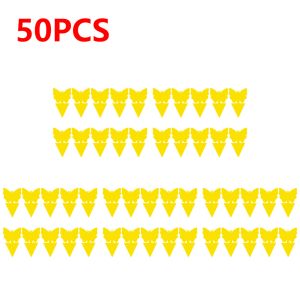 50-10Pcs Sticky Traps Fruit Fly Trap Yellow Sticky Bug Trap for Indoor Outdoor Use Insect Pest Control Garden Strong Glue Plan