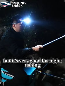 Smiling shark TD0201 LED Headlight Super Bright COB Head Lamp 5Mode Type-c Rechargeable Induction Work Light Waterproof Outdoor Fishing Light Night travel