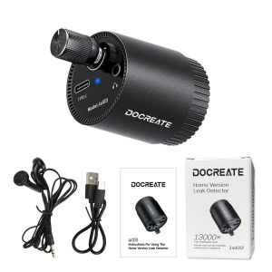 Water Leak Detector Sound Detector Portable Sound Type-C Amplifier Leakage Detector For Leak Detection Construction Pipe Tool