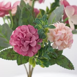 Artificial Flowers Silk Peony Hydrangea Festival Wedding Bridal Bouquet Decora Home Room Yard Garden Roses Arch Garland Handmade