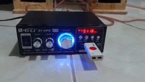 🇵🇭 500W Smart Digital 2CH HIFI Bluetooth 5.0 Stereo Audio Amplifier USB/TF/FM Radio Player Home Car Power Amplifier With Remote Control