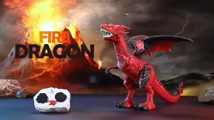 Kids Infrared Remote Control Spray Fire Dragon Toy Electric Light Sound Walking Swing Wings Simulation Fire Dragon Boy Toy