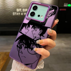 Detective Conan Anime Cartoon Mobile Phone Case Laser Engraving Mens Protective Soft Shell for iQOO15/13 Z10Turbo+NEO9SPRO/12