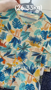 [SIZE ĐẠI 25-33kg] BỘ CỘC TAY ĐI BIỂN THUN LẠNH MINKY MOM CHO BÉ TRAI BÉ GÁI