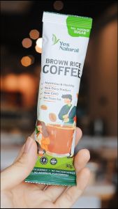 Yes Natural Brown Rice Coffee (No Added Sugar) 无糖糙米咖啡 (10x30g) - EXP: 1/6/2028