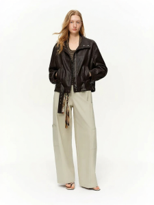 DUSHU | Sweet Cool Style Korean Casual Leather Jacket