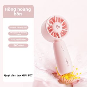 SOLOVE | Quạt Mini Di Động Siêu Mạnh Êm Ái Sạc USB Dài Lâu