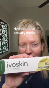 IVOSKIN Intensive Cica Repair Cream 50g Soothing & Hydrating Green Correcting Moisturizer with Madecassoside Helps Repair Skin Barrier for Sensitive Skin Vegan Korean Skincare