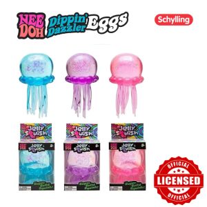 Nee Doh Cute Jelly Hops Octopus Fidget Toy Waterproof Water Play Sensory Toy Gift for Boys and Girls