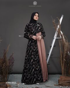 DRESS TERBARU NADHEERA LUXURY | DEMMA DRESS GAMIS PAKAIAN WANITA