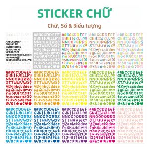 15 Tờ 0.5 Inch Kích Thước Nhỏ Bảng Chữ Cái Dán Thiệp Chúc Mừng Trang Trí Cắt Chữ Văn Phòng Phẩm