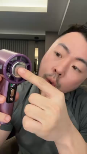 Kipas Angin Portable Mini USB 15000mah Lipat /  LED Display Portable Handheld Fan 5-Speed Wind Leher Kipas Dengan Aromaterapi Untuk Kantor Sekolah Olahraga Luar Ruangan