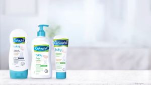 Cetaphil Baby Moist Bath & Wash 230ml Dengan Almond Oil | Sabun & Shampo Menjaga Kelembapan Kulit Bayi