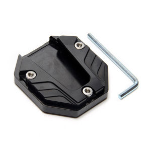 Universal Motorcycle Bike Kickstand Extender Foot Side Stand Extension Pad Support Plate Anti-skid Enlarged Base Accessories