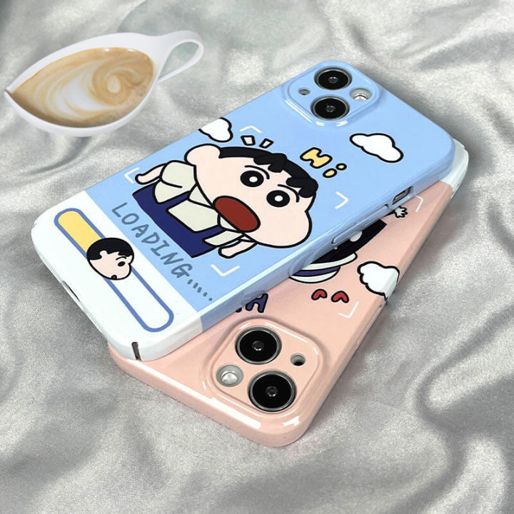 Hontinga All-inclusive Film Casing For infinix Hot 50i 40 Pro 40i 30i Note 30 Pro Smart 9 HD 7 6 8 Tecno Spark Go 2024 20 20c Pop 8 12 Play 11 10 Play Hot 9 Play Note 12 G96 Case Korean film Phone Case Cute Crayon Shin-chan Back Casing Design Hard Cases