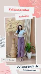 CELANA KULOT CRINKLE AIRFLOW KEKINIAN