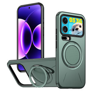 szhaiyu | Armor Shockproof Phone Case for Xiaomi 17 Pro Max 15T Pro 360° Rotating Magnetic Metal Ring Bracket for Xiaomi 14T Pro Cover