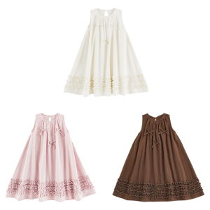 YOEHYAUL | Fresh Korean Style A-Line Sleeveless Dress