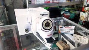 Camera Yoosee Wifi Xoay 360o Ngoài trời 2MP - GT-5136-U (2 Anten / 28 Led / Có Màu ban đêm / đàm thoại 2 chiều / 12v)