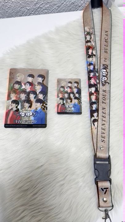 SEVENTEEN TOUR CONCERT FOLLOW to BULACAN SOUVENIR PVC SEAT LABEL