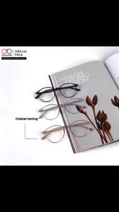 [DJAVA OPTIK] Frame Kejora - Kacamata Bulat Oval Korea Kecil Plastik Lentur