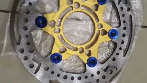 Disc Piringan Cakram Depan Ukuran 220mm ROTOR Floating Monel 6 Mio Beat Mio Soul Sporty Scoopy Xeon Vario Mx jupier Z Vega DLL