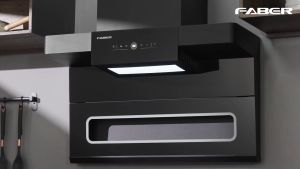 Faber Turbo Speed Built-In Designer Hood 1600m3/H Faber jet Megaflex 90bk 1600m3/h