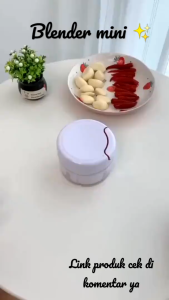 ZALINDO Choper Mini  Blender Bumbu  Mini Speedy Chopper  Blender Tarik Penghancur Gilingan Bumbu