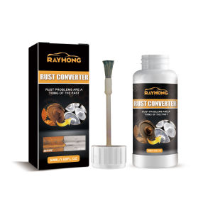 RAYHONG Car Anti-Rust Chassis Rust Converter Water-Based Primer Rust Remover Weather-Proof Long-Lasting Duster Car Chassis Rust Converter Car Rust Remover Spray Metal Surfaces Maintenance Clean Multi Purpose 50ml
