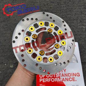 PIRINGAN DISC CAKRAM DEPAN BREMBO NISSIN UKURAN STANDAR 200MM MIO SPORTY MIO SMILE MIO SOUL XEON DLL PLUS BAUT PROBOLT PIRINGAN