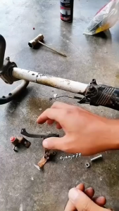 Throttle Lever Mesin Rumput Black Brush Cutter Press Minyak BG328 割草机调节手柄