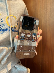 Zhenyan Retro Kitty Cat Phone Case for Xiaomi 17 pro Max Full Cover Soft TPU Cute Fashionable Womens Youth Edition Fall Winter